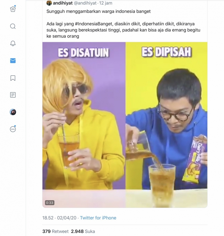 Tangkapan layar Twitter (dokumentasi pribadi)