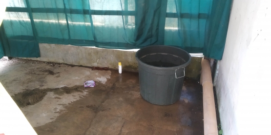 Tempat mandi yang disediakan di posko pencegahan COVOD-19 | dokpri