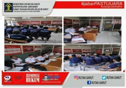 Pelaksanaan Sidang Tim Pengamat Pemasyarakatan (TPP) terhadap WBP yang akan mengikuti Perogram Asimilasi | dok. Rutan Garut