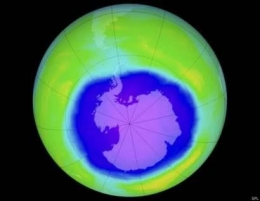 Ilustrasi lapisan ozon | BBC news