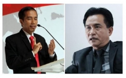 Jokowi dan Yusril I Gambar : Kolase Tribunnews