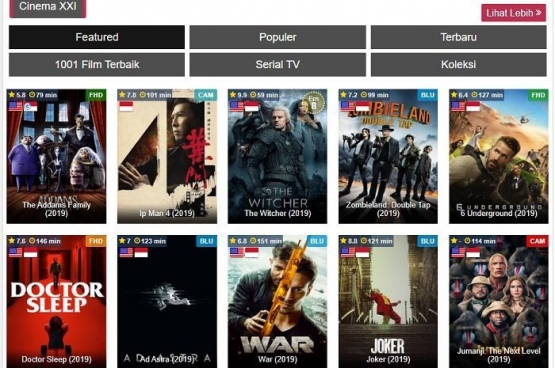 situs streaming film gratis/ sumber: grid.id