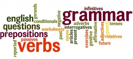 Ilustrasi Grammar dan Verb (Sumber Gambar : tinasworlds.wordpress.com)