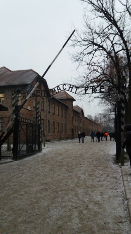 Pintu gerbang Auschwitz Memorial Museum | Dokumentasi pribadi