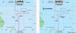 International Date Line, IDL di sekitar Kepulauan Samoa (nowiknow.com)