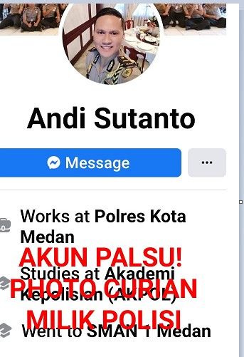 Akun palsu pelaku : https://www.facebook.com/andi.sutanto.18041
