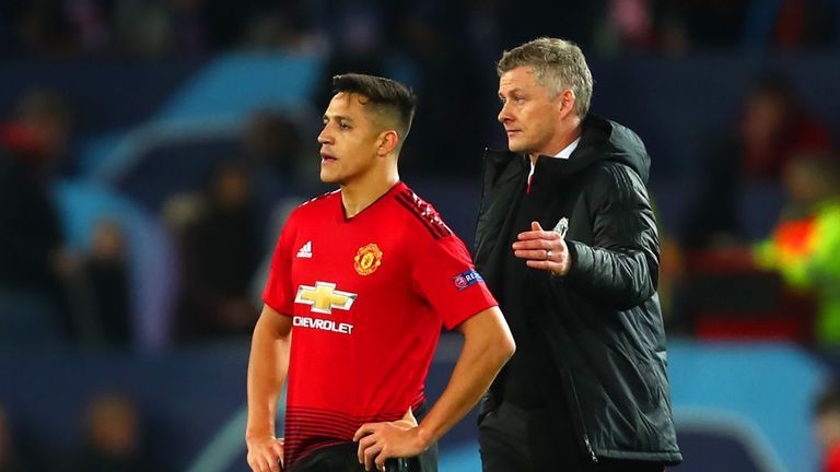 Sanchez dan Solskjaer (Foto Skysports.com) 