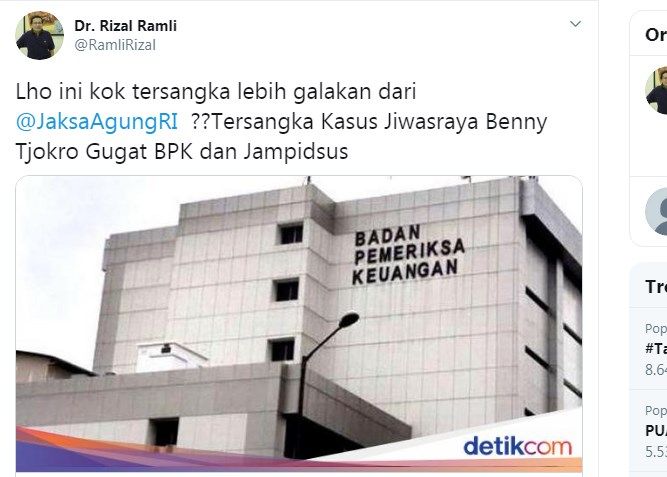 sumber gambar: akun twitter rizal ramli.