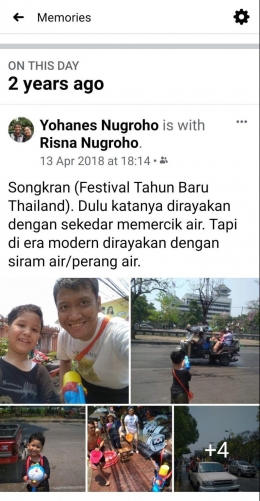 Memory Songkran 2018 (sumber: dokpri)