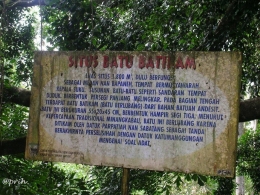 Situs Batu Batikam (dok pri)