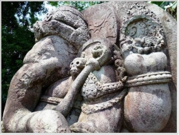 Surya di Arca Ganesha, Karangkates | dokpri