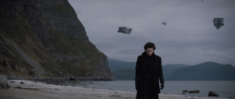 Timothee Chalamet berjalan di bumi Arrakis (Sumber: vanityfair.com)