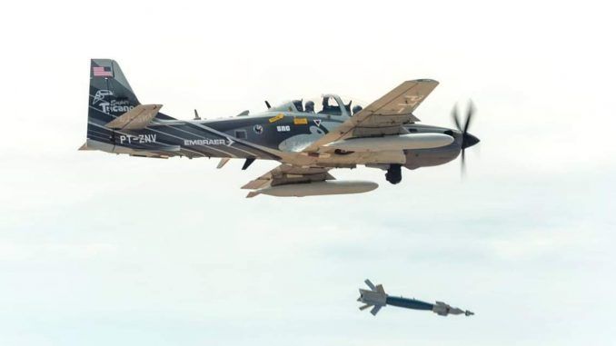 Deskripsi : Pesawat serang ringan Super Tucano I Sumber Foto : militermiliter.com