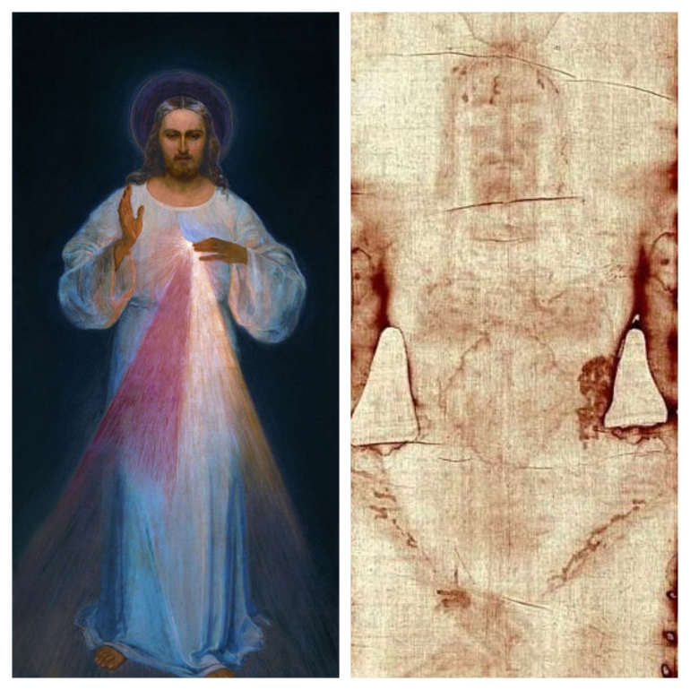 Perbandingan Lukisan Kerahiman Ilahi dan Kain Kafan Turin - dokpri