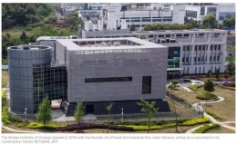 The Wuhan Institute of Virology. Source : Hector RETAMAL AFP