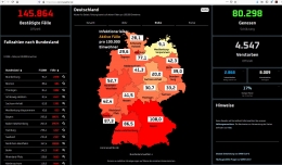 Keterangan: Penyebaran Virus Corona di 16 negara bagian di Jerman per tanggal 20 April 2020 (Sumber di sini)