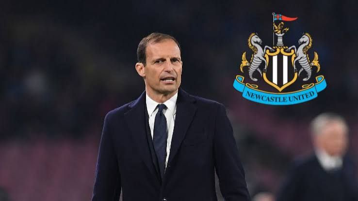 Allegri diprediksi jadi pembangun dinasti baru Newcastle United. | Gambar: Indosport.com