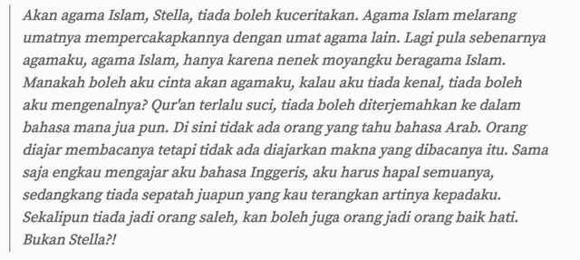 Potongan surat Kartini pada sahabatnya (Foto : steemit.com)