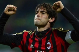 Ricardo Kaka, berjaya bersama AC Milan (OLIVIER MORIN / AFP via KOMPAS.com)