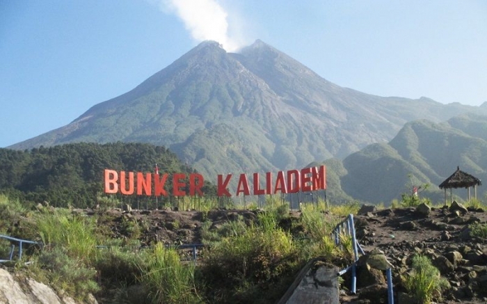 ilustrasi bunker kali adem merapi