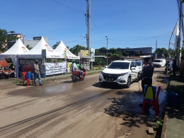 Situasi hari terakhir PSBB di Cek poin batas kota Makassar-Kab. Gowa 