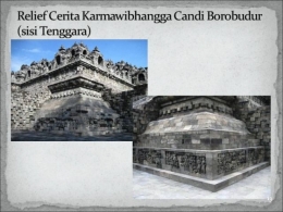 Karmawibangga yang hanya terbuka di sudut Tenggara (Balai Konservasi Borbudur) | dokpri