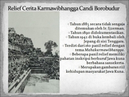Relief Karmawibangga (Balai Konservasi Borobudur) | dokpri