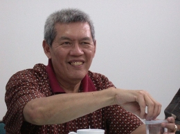 Arief Budiman dengan tawa khasnya (Foto: thejakartapost.com)