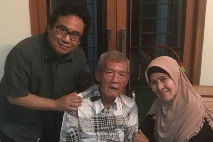 Prof Vedi Hadiz (kiri) bersama Arief Budiman dan istrinya Leila Chairani Budiman di Melbourne bulan Januari 2019.(BBC Indonesia) 