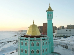 Masjid Paling Utara di Bumi, Masjid Nurd Kamal di kota Norilsk, Rusia (Foto : Russia Beyond)