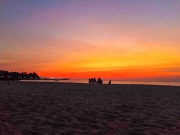 Sunset di Pantai Bandulu, dok. pribadi