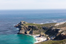 The Cape of Good Hope, panorama dari tebing di atas Cape Point ( www.explore-share.com)
