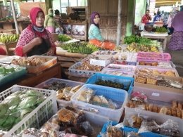 Ilustrasi pasar tradisional, Cebongan, Sleman, Yogyakarta | dokpri