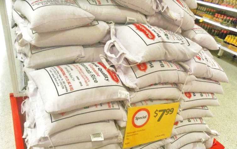 ket.foto: harga beras berkisar antara 8 ribu hingga 10 ribu rupiah perkg./dok.pribadi