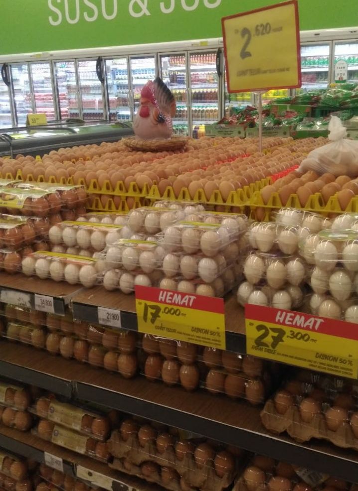 Harga telur stabil dan ketersediannya melimpah (Dok. Pribadi)