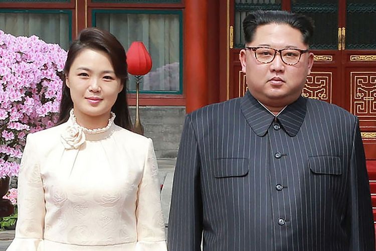 Kim Jong-Un dan Ri Sol-Ju. Sumber: Kompas.com