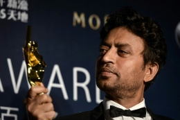 Mendapatkan penghargaan Asian Film Awrad di tahun 2014. (Sumber: AFP Photo)
