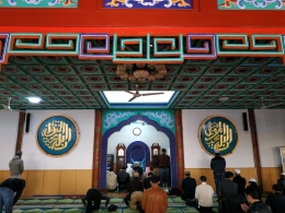 Persiapan khutbah juma'at masjid Haidian | Noval A