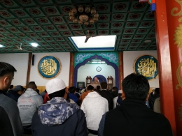 Khutbah jum'at di masjid Haidian | Noval A