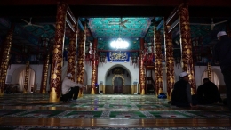Penciri khas arsitektur Tiongkok-Arab di masjid tpngzhou| Dinda Destari