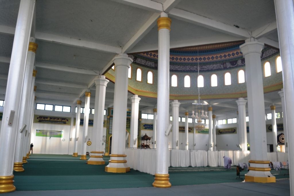 Bagian dalam masjid. Dokpri.