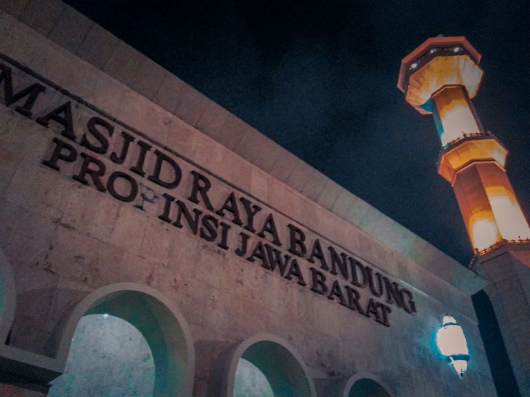 Masjid Raya Bandung pertama kali di bangun pada tahun 1810, dok pribadi.  