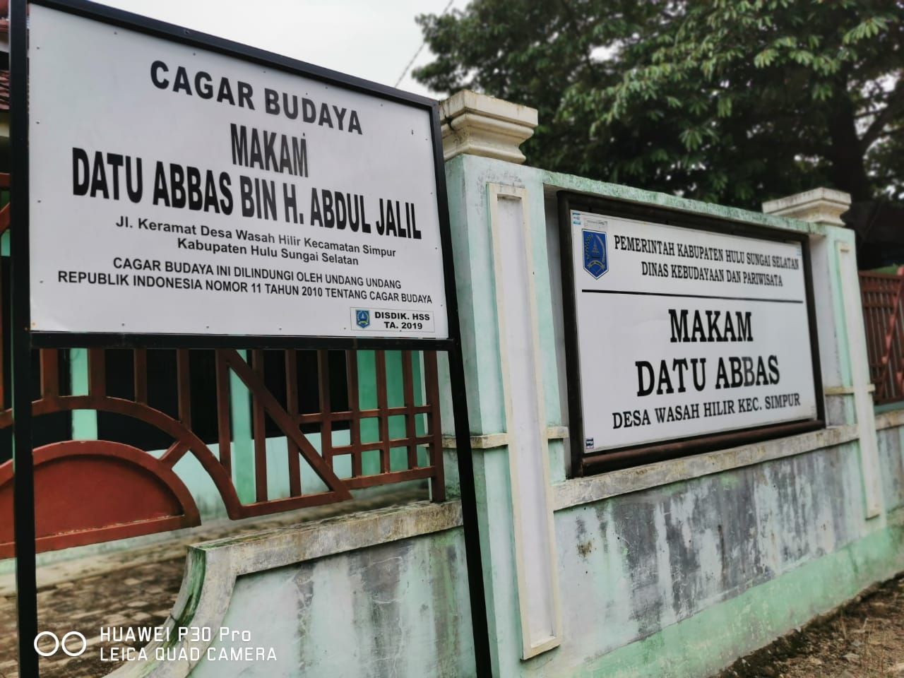 Makam pendiri Masjid Su'ada (Dok. Pribadi)