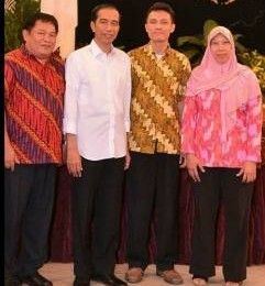 Foto Mbak Muthiah bersama Pak Jokowi/sumber: Muthiah Alhasany