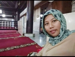 Ruang utama masjid Gedhe Kauman Yogyakarta.dokpri
