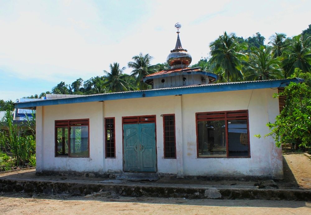 Masjid desa yang nampak anggun di tengah kesederhanaan (foto: widikurniawan)