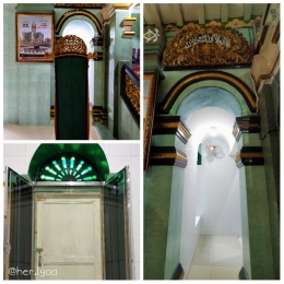 Detil mihrab dan ruangannya -dokpri