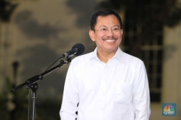 Bapak Menteri Kesehatan RI, Dr. Terawan. Sumber: CNBCIndonesia