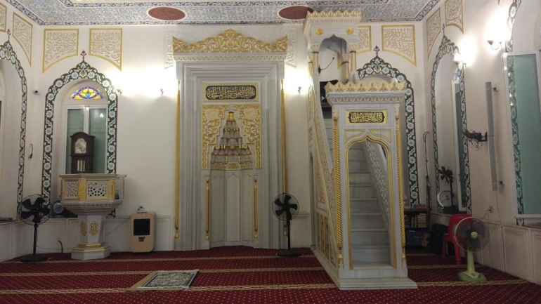 arsitektur dalam Masjid Bang Uthit, dokpribadi