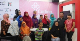 foto pertemuan pertama Coding Mum Surabaya. dokpri